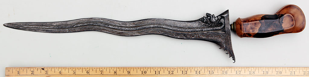 Balinese Naga (Serpent) Keris with Layered Blade