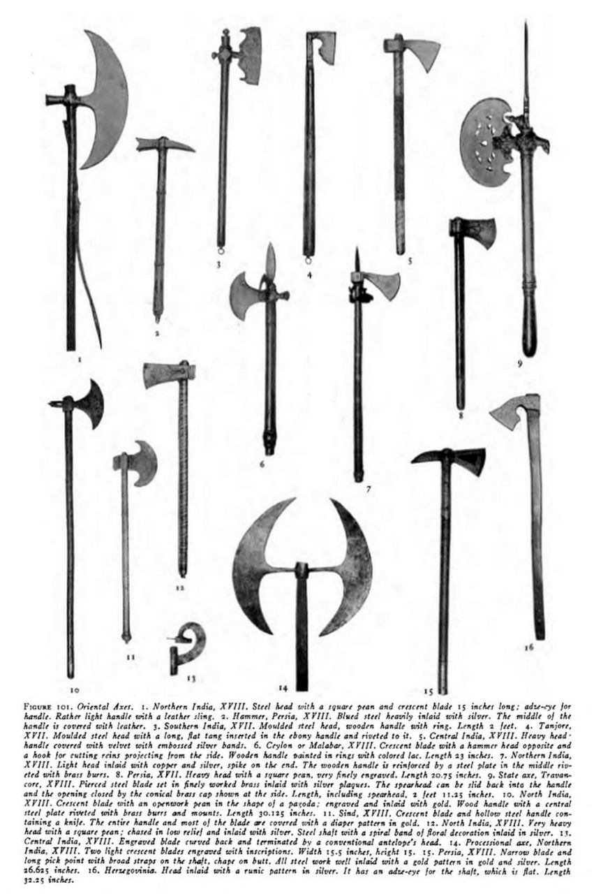 Ethnographic Arms & Armour An Attractive and Vicious Indian Battle