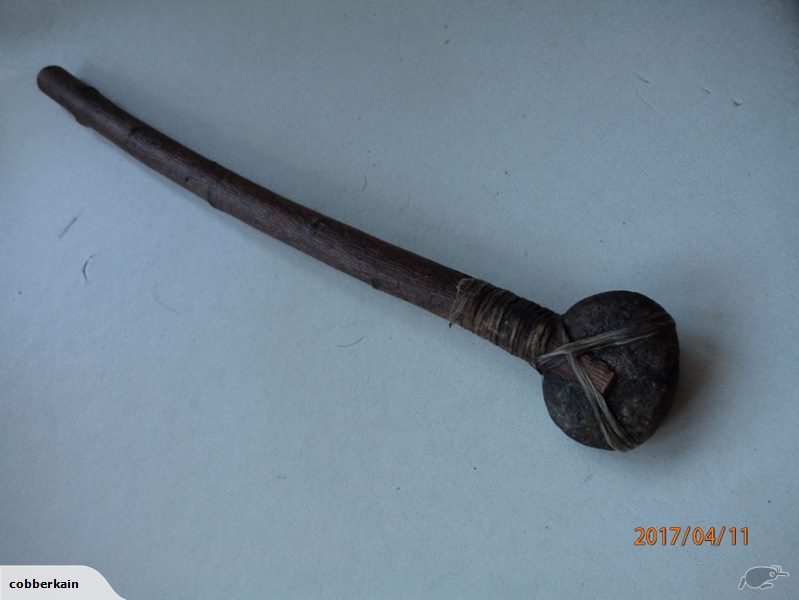 apache indian war club