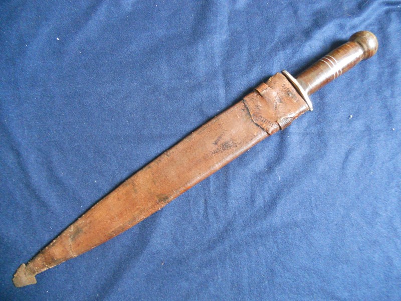 Ethnographic Arms Armour WAVY BLADED DAGGER SHORT SWORD FOR SALE